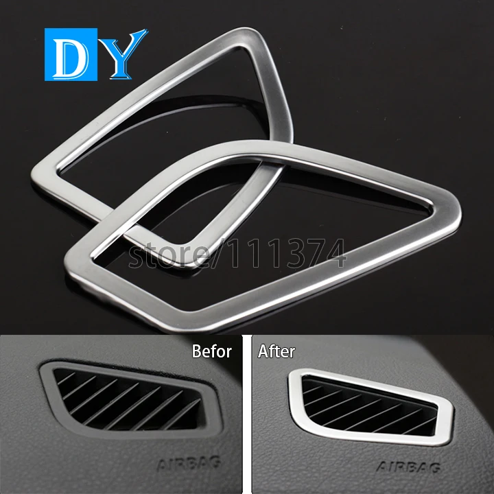 Стайлинг автомобиля ABS приборная панель Крышка вентиляционного отверстия