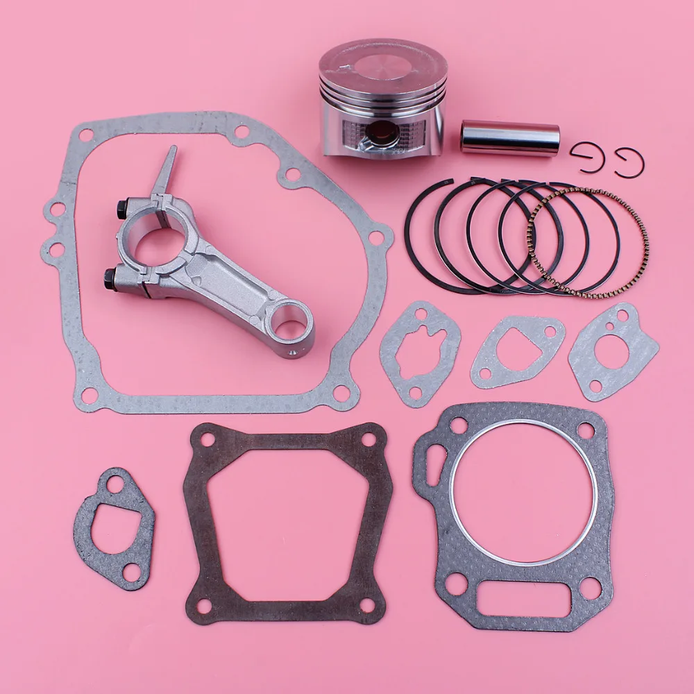 connecting rod 68mm piston ring full gasket kit for honda gx160 5 5hp gx 160 engine motor lawn mower spare part free global shipping