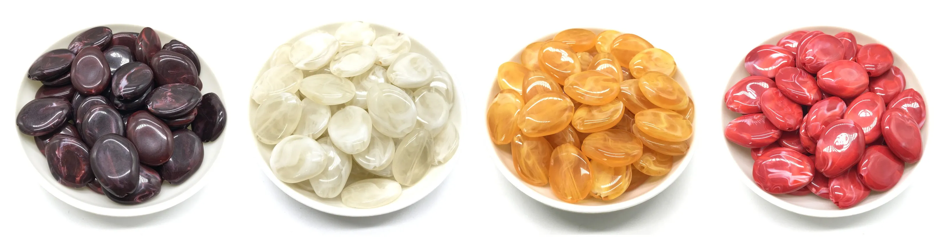 

Wholesale 10pcs 18x25mm imitation natural goose soft stone oval acrylic beads For Jewelry Making DIY bracelet necklace