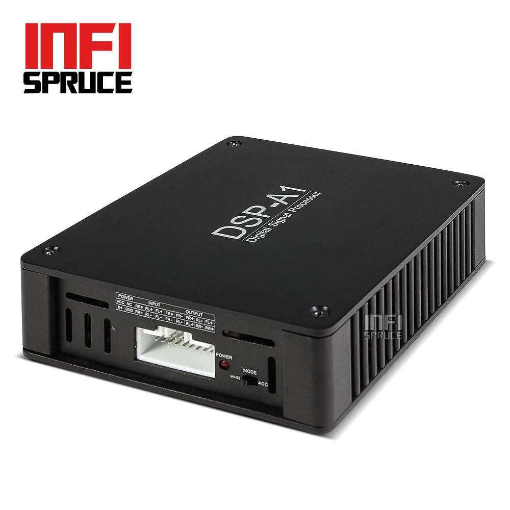 Infispruce усилитель звука для автомобиля DSP звук 12 V Авто Мощность USB MP3 DVD компакт диск