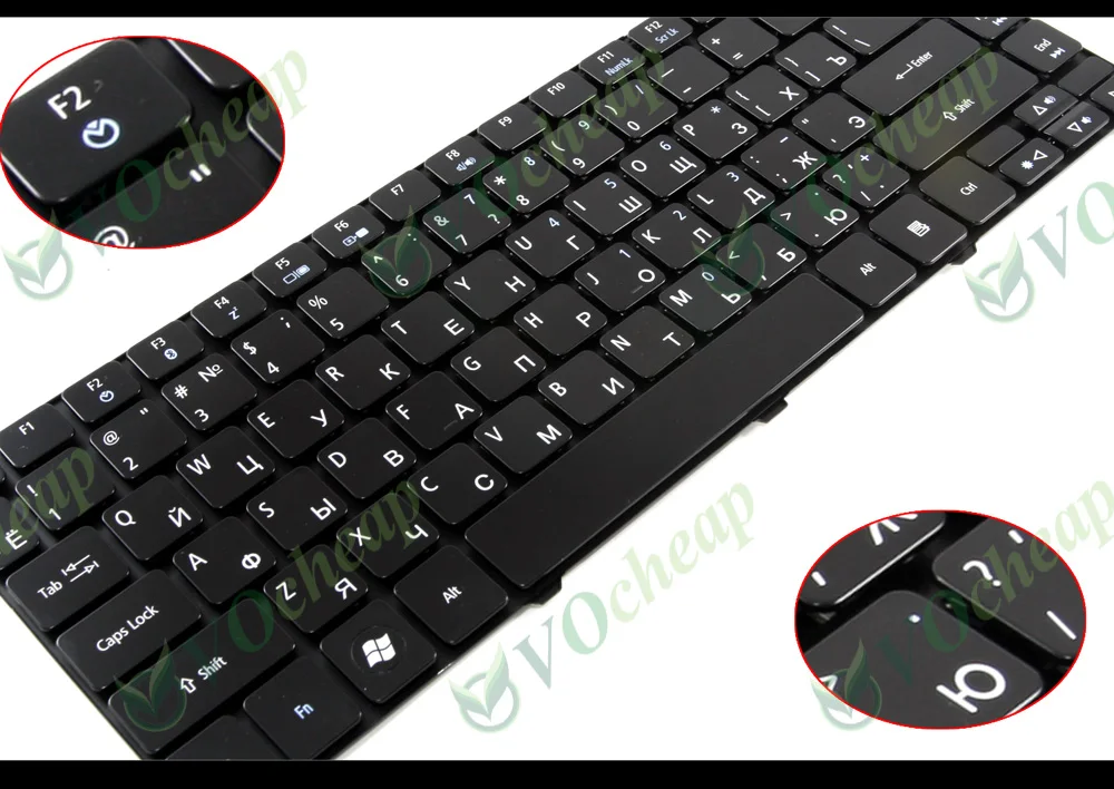 Русская клавиатура для Acer Aspire 4739 4739Z 4740 4740G 4741 4741G 4741Z 4741ZG 4743 4743G 3810T 4810T RU глянцевая