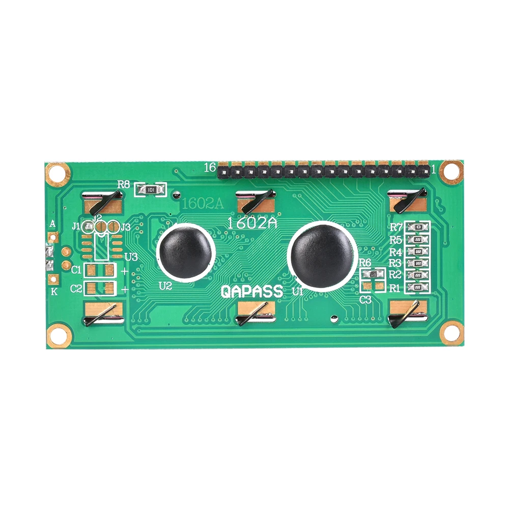 Модуль ЖК дисплея для ATMEGA328 ATMEGA2560 Raspberry Pi UNO 2 шт. 1602 дюйма 16x2 символа Синий