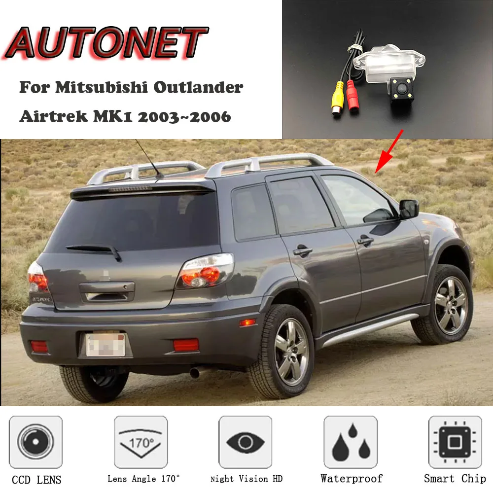 Камера заднего вида для Mitsubishi Outlander Airtrek MK1 2003 ~ 2006 CCD/номерной знак|Камеры авто| |