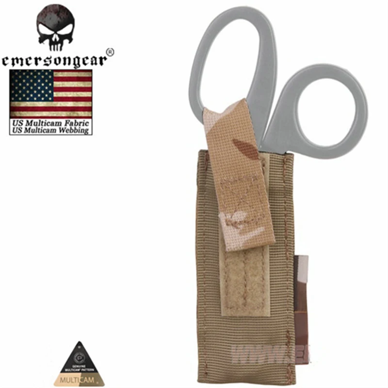 Нерегулярный тактический Molle Сумка для ножниц Чехол для ножниц Airsoft Книги о военной технике с Шестерни EM6367 Мультикам AOR2 черный - Цвет: MCAD