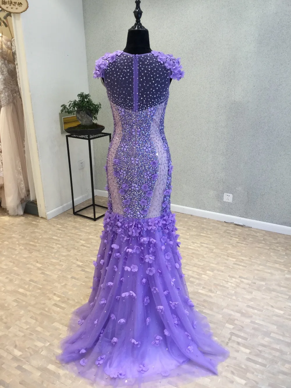 New Bling Bling Long Prom Dresses 2020 O-Neck Cap Sleeve Floor Length Beading Chiffon Mermaid Long Evening Dress vestido longo