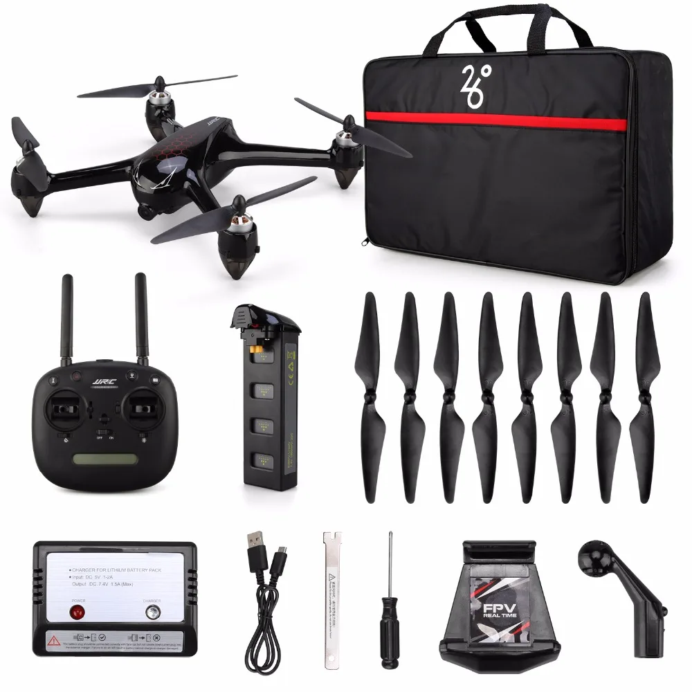 JJRC X8 5G WiFi FPV RC Дрон GPS позиционирование высота удержания 1080P камера Квадрокоптер Wi