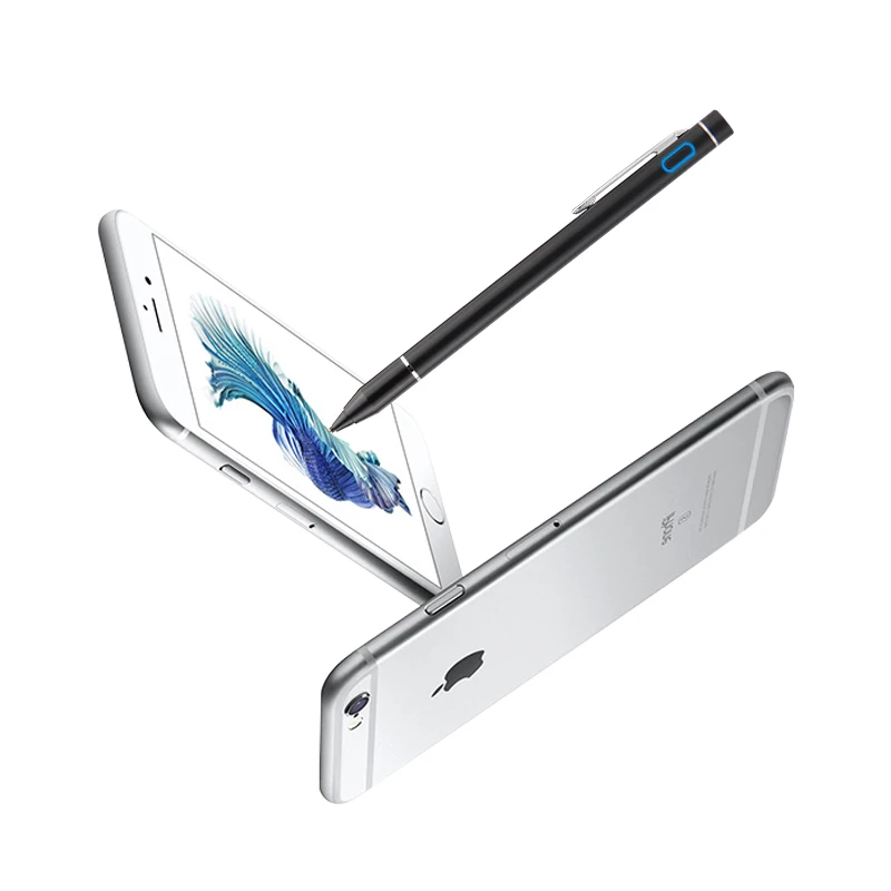 Ручка активный Стилус емкостный тонкий наконечник сенсорный экран для Apple iPhone X 8 Plus 7 6 6s 6Plus 7plus 5S SE 5C Чехол 8plus мобильный телефон