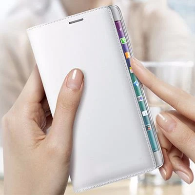 Кожаный чехол для Galaxy Note edge Samsung N9150 чехлы книжки с полным покрытием телефона