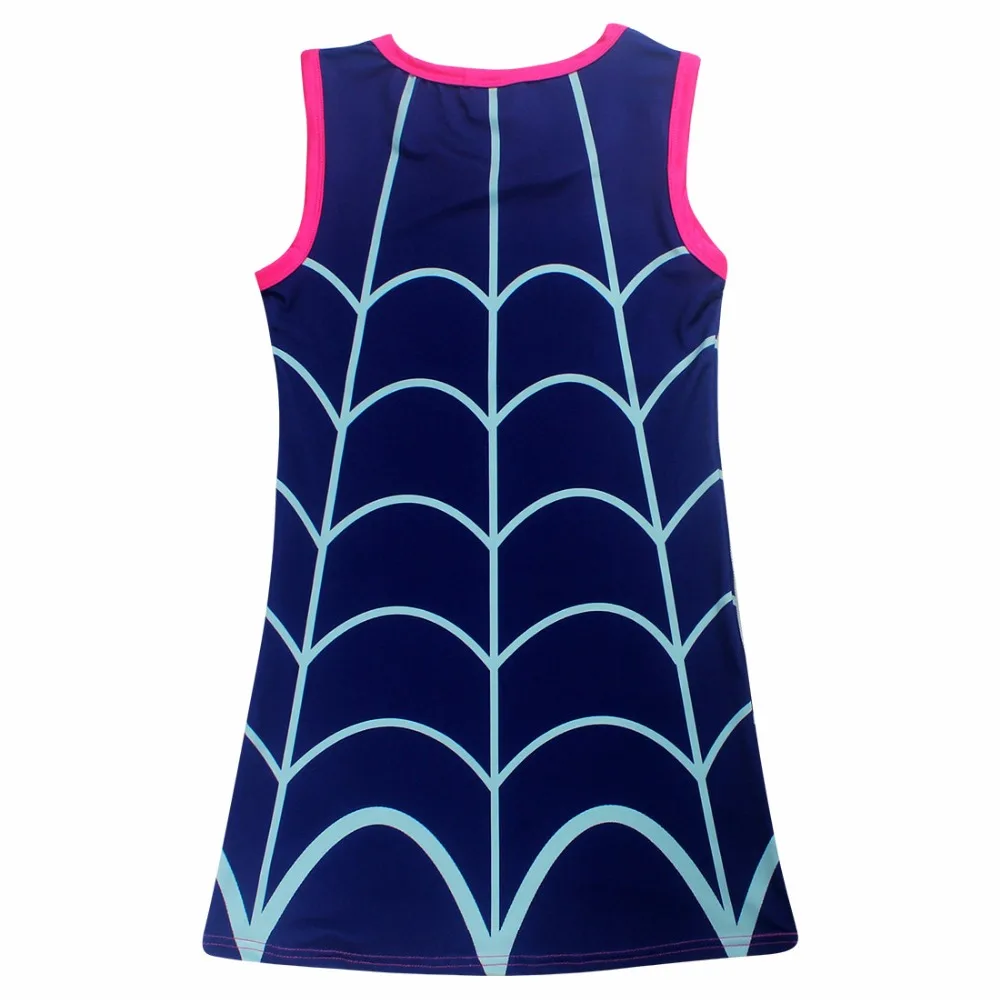 Vampirina/платье; Летние платья без рукавов для девочек; детская одежда с рисунком Моаны; Vestido; праздничное платье принцессы; одежда для детей; DS9