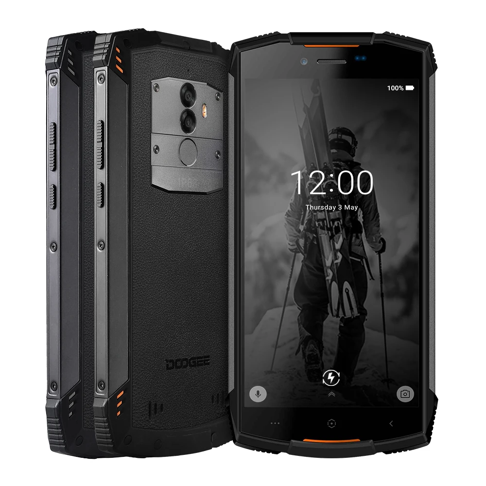 IP68 DOOGEE S55 Lite водонепроницаемый смартфон 2 Гб ОЗУ 16 ПЗУ 5500 мАч MTK6739 Dual SIM VoLTE 13 0 МП