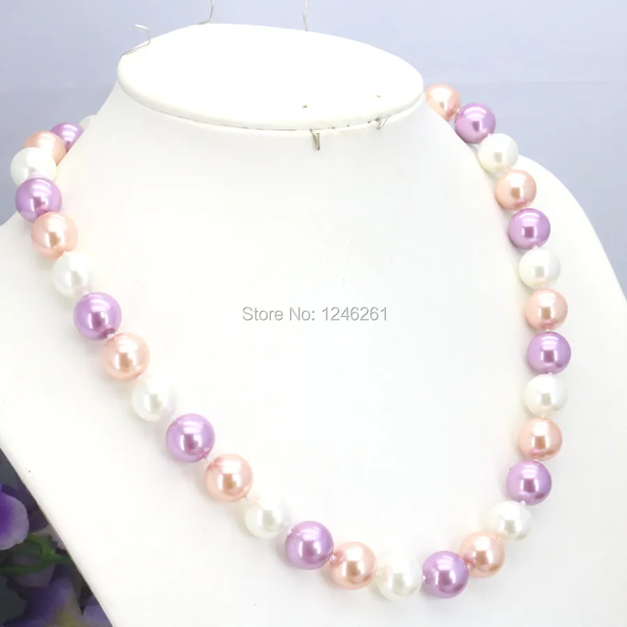 Хит продаж стеклянные жемчужные круглые бусины 10 мм для женщин и девушек