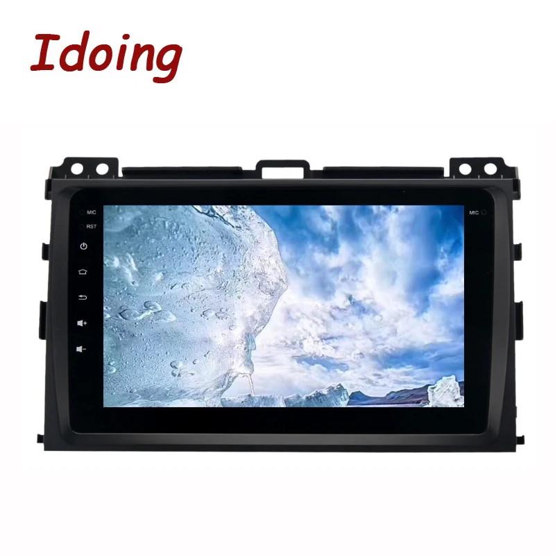 Idoing 2Din8 &quotАвтомобильный gps плеер для Toyota Prado 120 2004-2009 Android8.0/7 1 сенсорный экран