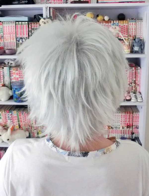 MCOSER Классической Партии Продукта Hitman Reborn Byakuran 13 Дюйм(ов) Серебристо Серый Человек