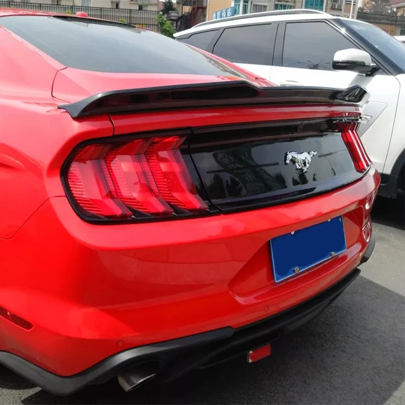 Высококачественный спойлер из АБС-пластика для Ford Mustang 2015 2016 2017 черный или белый