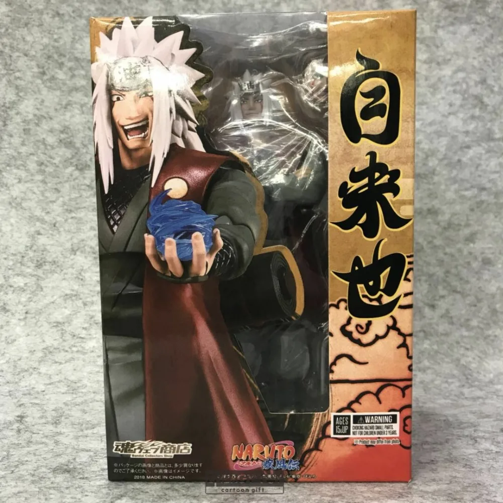 Мультфильм Наруто Shippuden Ero Sennin Jiraiya ниндзя ПВХ Действие кукольная фигурка