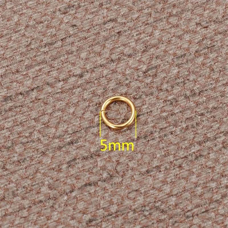 Открытые Кольца для прыжков покрытые золотом из нержавеющей стали 30