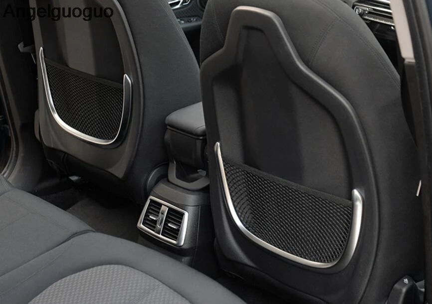 Angelguoguo ABS для BMW X1 F48 2016 2017 / 2 серии 218i F45 F46 2015 задняя сетчатая рамка накладка