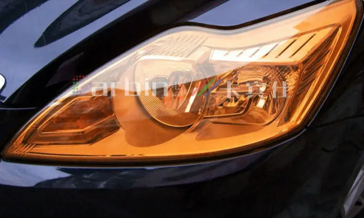 Глянцевая оранжевый Тонировочная пленка для автомобильных фар защитная 0 3*10 м