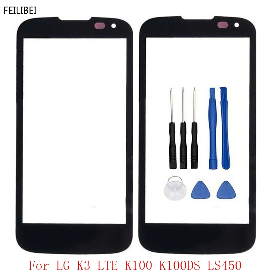 4 5 ''передний сенсорный экран Стекло Внешний объектив для LG K3 LTE K100 K100DS LS450