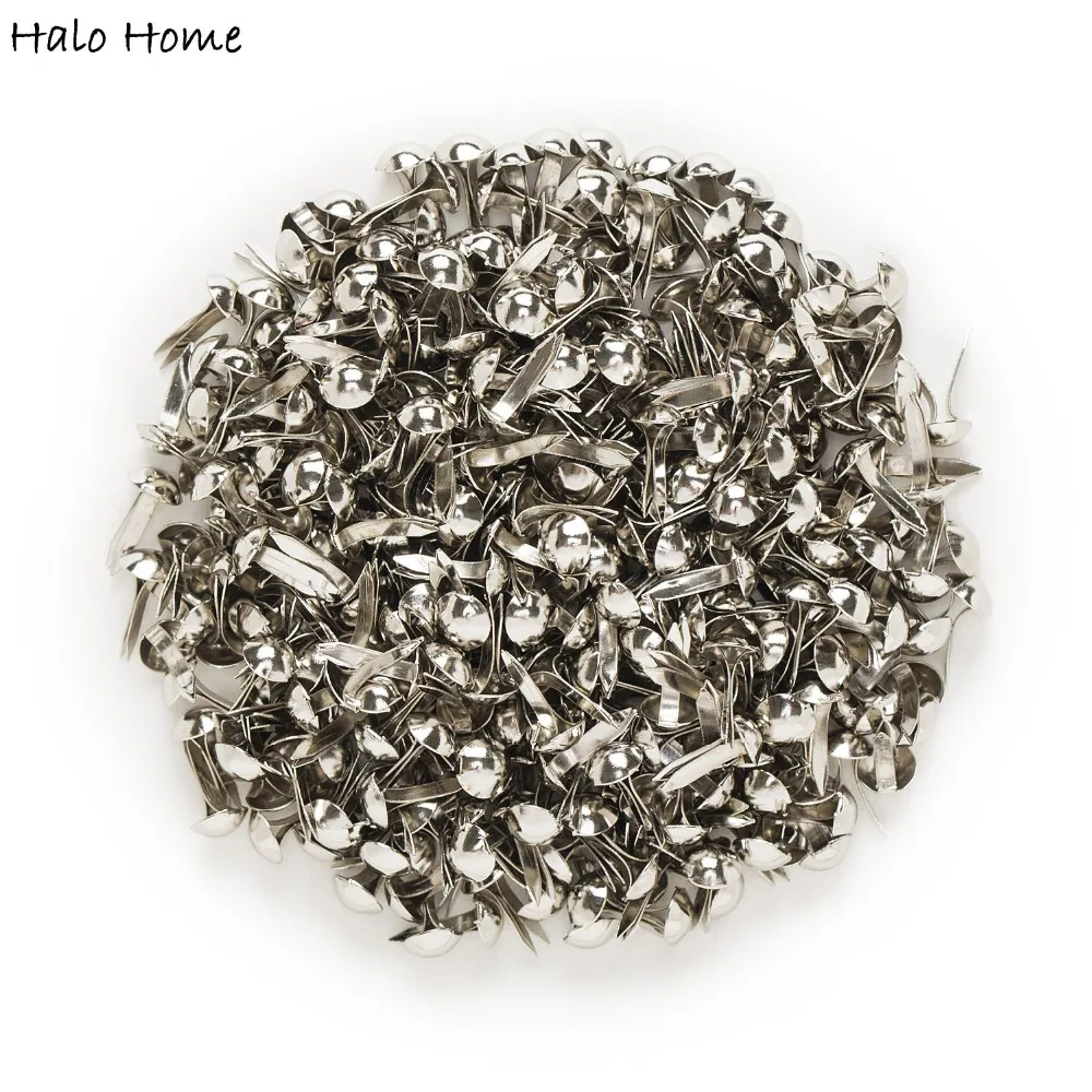 500 с серебряным покрытием Пастель Круглый штифтики для скрапбукинга украшение