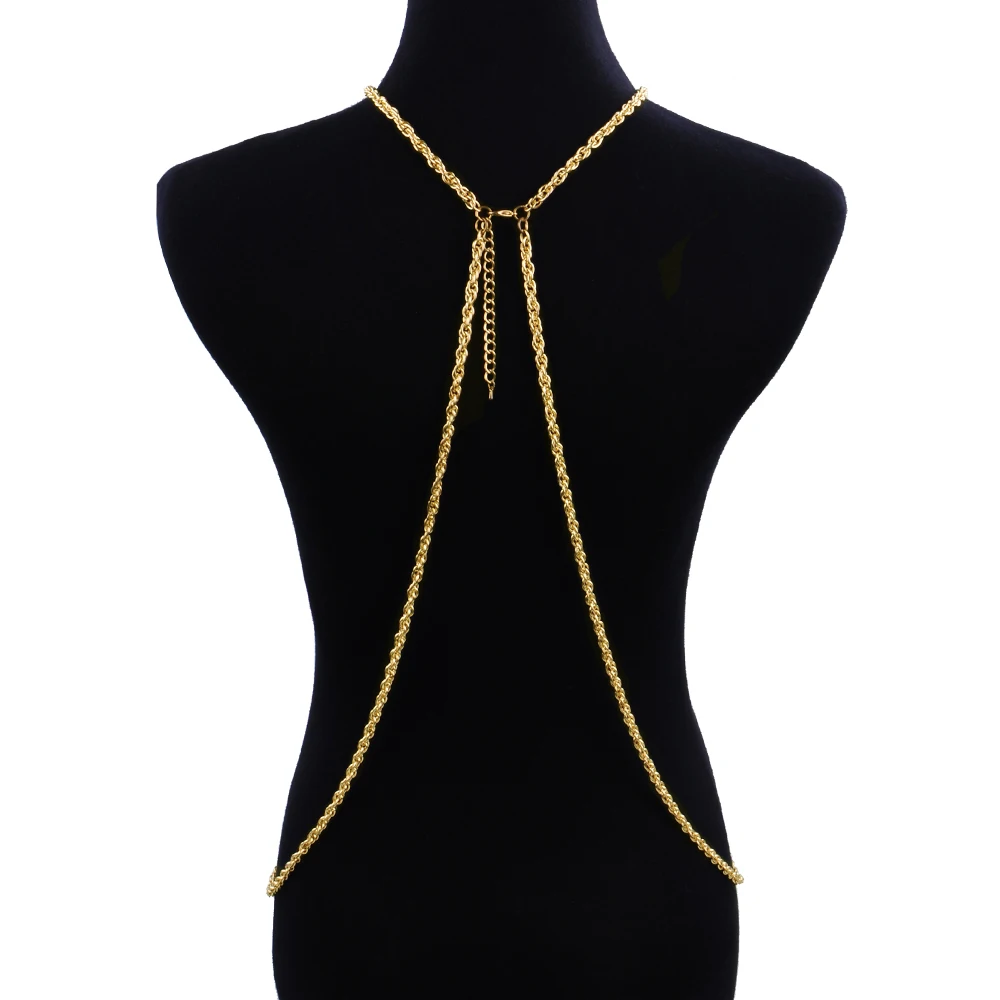 2016 хит продаж простой и роскошный женский бикини с цепочкой|bikini jewelry|cross body chaincross