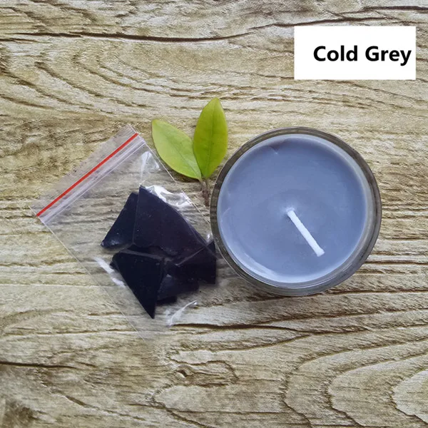 10 г DIY свечи красители для 2 кг соевый воск, ручной работы пигмент для свечки воск краситель для изготовления свечей - Цвет: Cold Grey