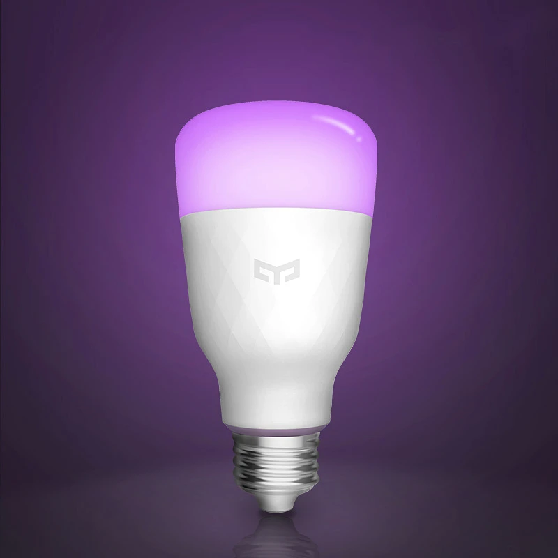 Yeelight лампа светодиодная цветная 10 Вт E27 xiaomi умный дом RGB wifi управление для
