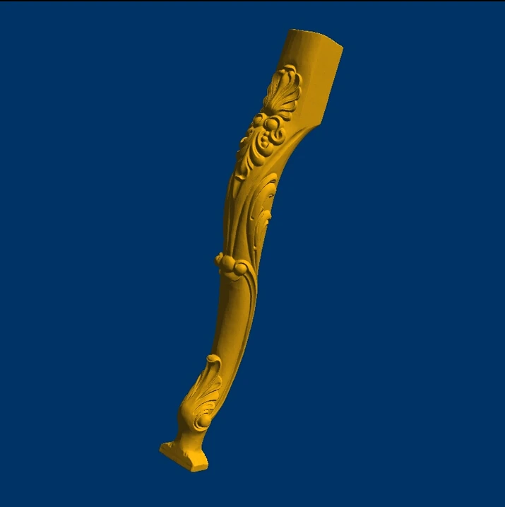 

New! 3D models for CNC STL relief Sculpture dining-table leg Furniture leg--25
