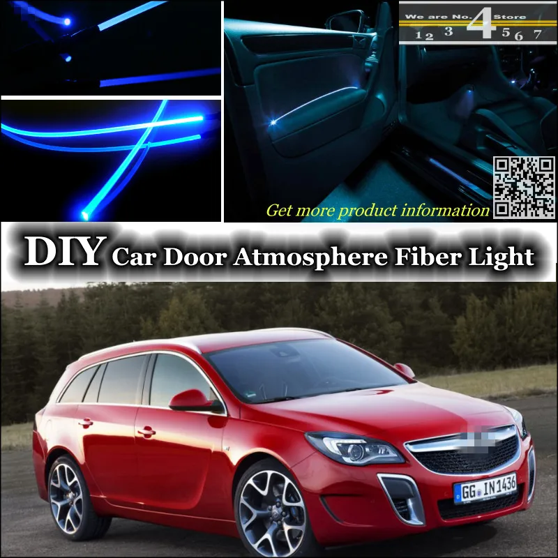 interior Ambient Light Tuning Atmosphere Fiber Optic Band Lights For Opel Insignia Inside Door Panel illumination (Not EL light) |