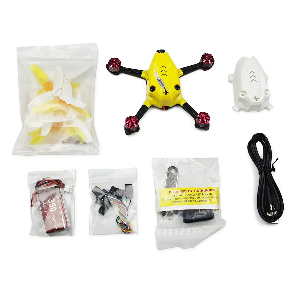 Новое поступление 2018 KINGKONG/LDARC 110GT 117 мм Дрон Wycigi FPV z F3 4w1 Blheli_S 10A 25 mW 16CH 800TVL ARF BNF для