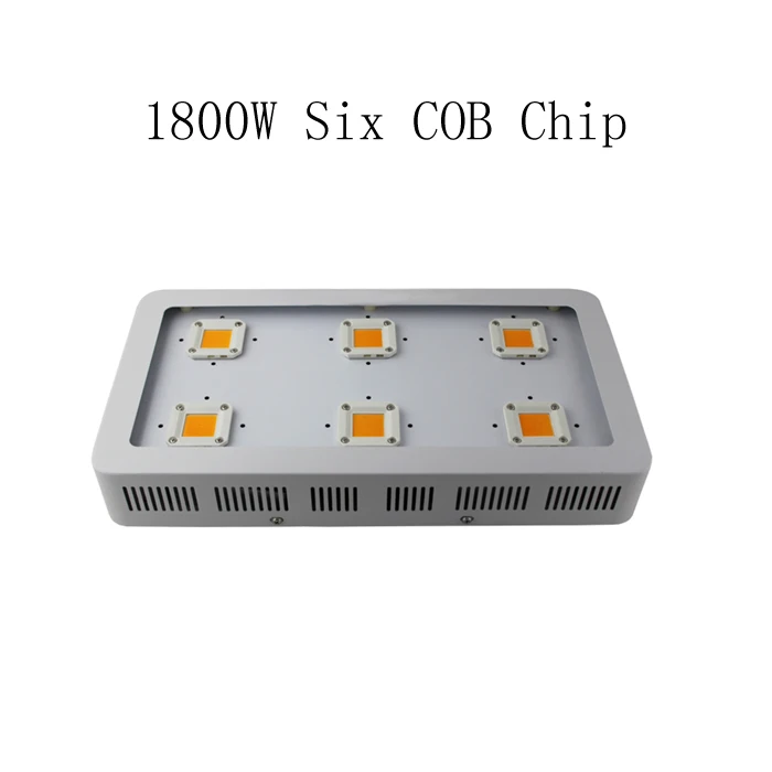 1800W COB 6LEDs Yabstrip светодиодный светильник для выращивания 1800 Вт полный спектр COB лампа для растений фитолампа для комнатной палатки цветок салат сеялка теплица Фито лампа - Испускаемый цвет: 1800W COB 6LEDs