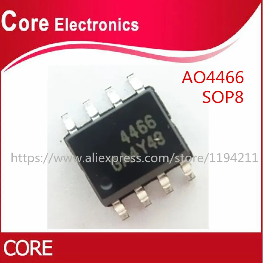 50 шт AO4466 4466 MOSFET SOP 8 новый|Интегральные схемы| |
