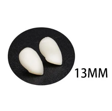 13mm dentures 1 пара латексных ушей эльфа, остроконечная маска для костюмированной вечеринки на Хэллоуин, Маскарадные костюмы, праздничные принадлежности для вечеринок - Цвет: 13mm dentures