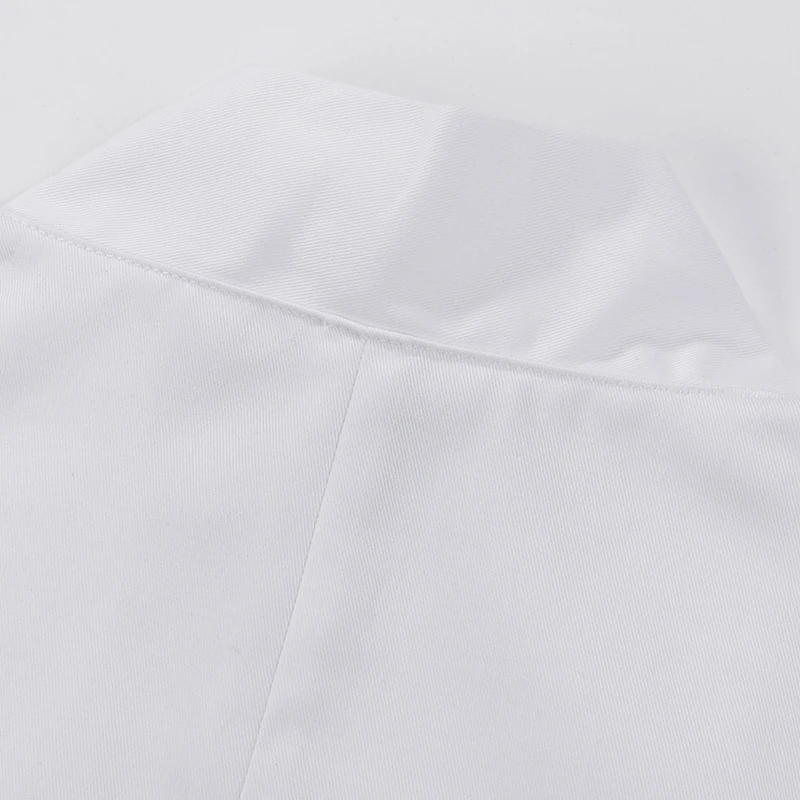 Женская летняя дышащая хлопковая куртка с коротким рукавом для шеф повара