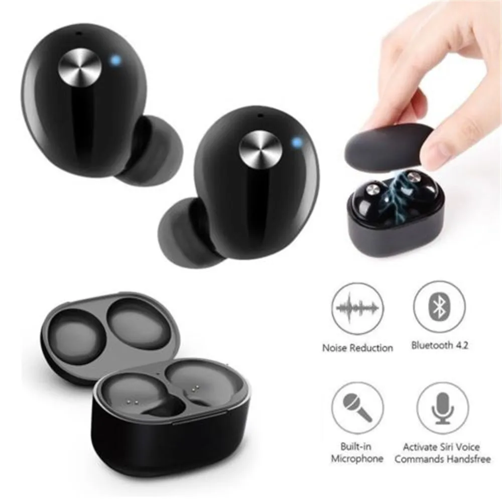 TWS bluetooth гарнитура IP010 беспроводные 3D стерео наушники двойные спортивные с