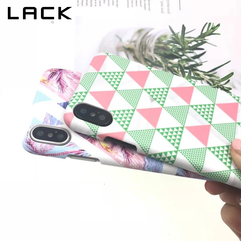 Чехол для телефона с геометрическим рисунком iphone X чехол 6 6S 7 8 Plus жесткие чехлы ПК