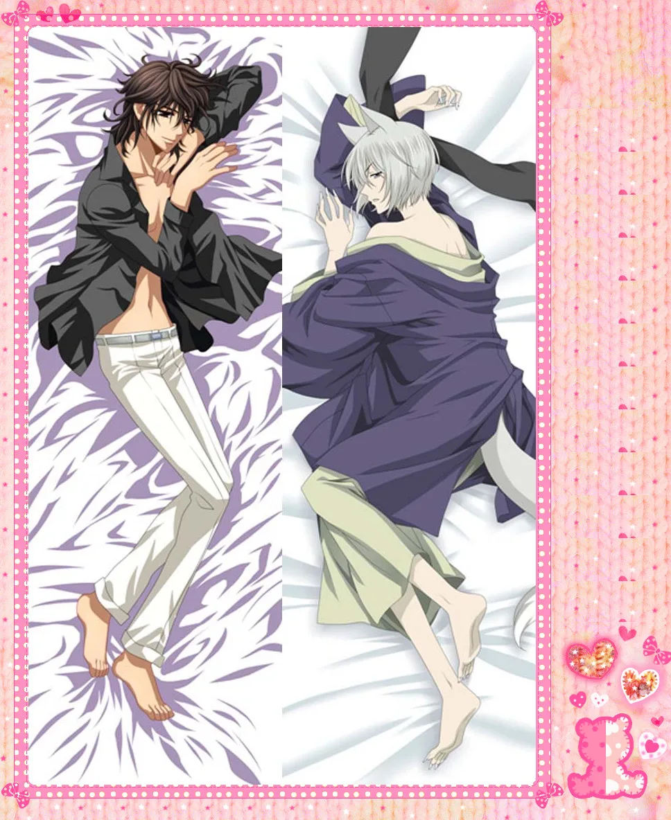 Двойная подушка в стиле мультфильма рыцарь вампира с аниме обнимающая чехол