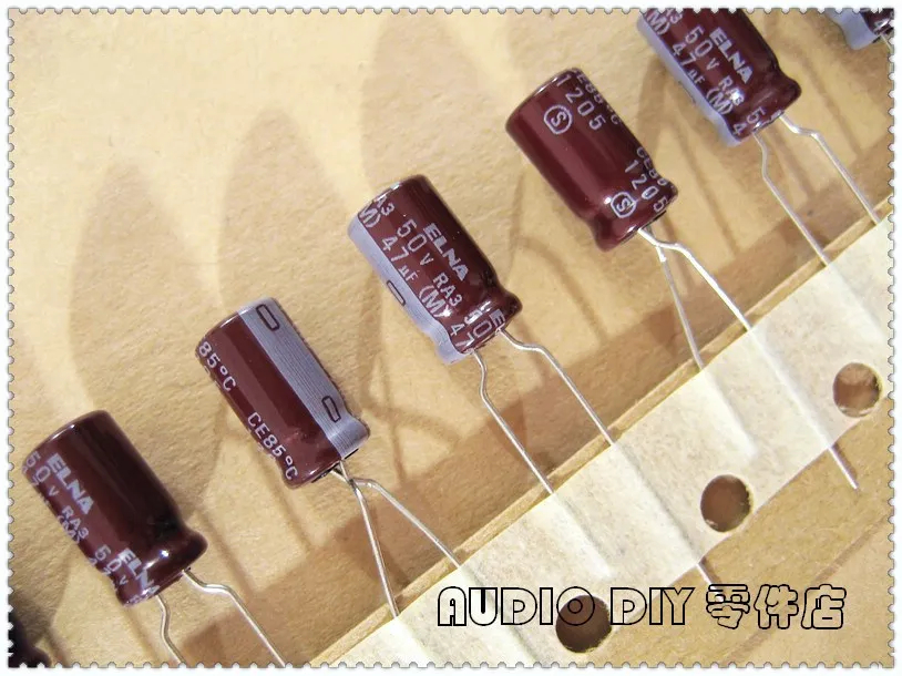 10 шт./50 шт. ELNA Brown RA3 Series 47 мкФ 50V 50V47uf аудио электролитический
