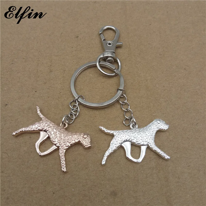 Брелок Elfin для ключей с изображением животных золотого и серебряного цвета |
