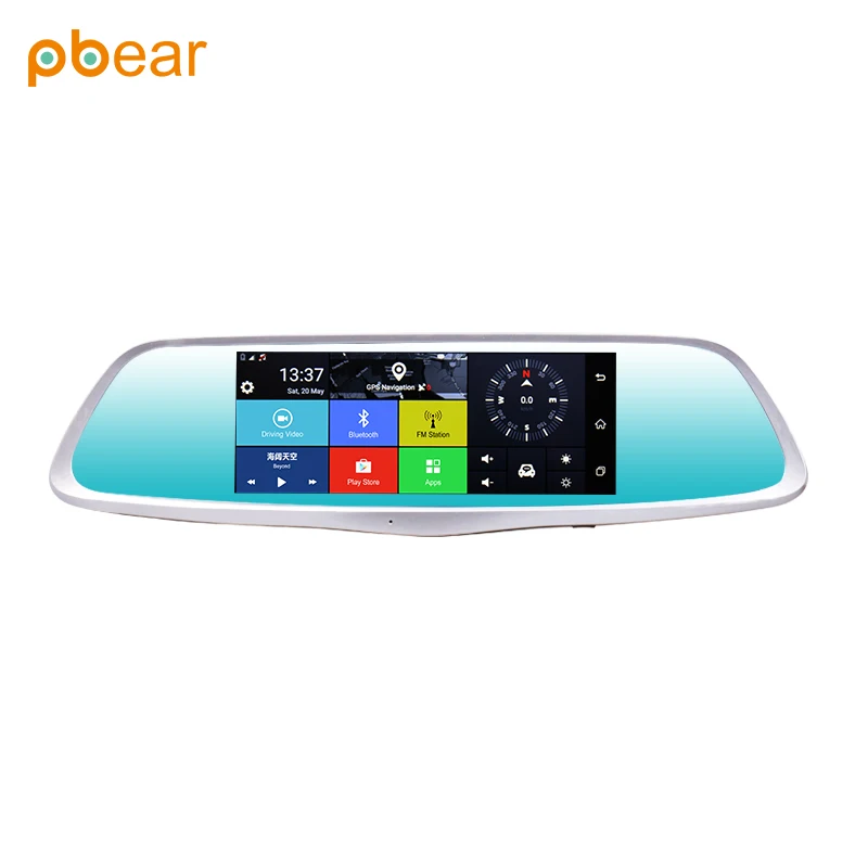 Pbear 7.0 дюймов gps навигация с сенсорным экраном Автомобильный видеорегистратор
