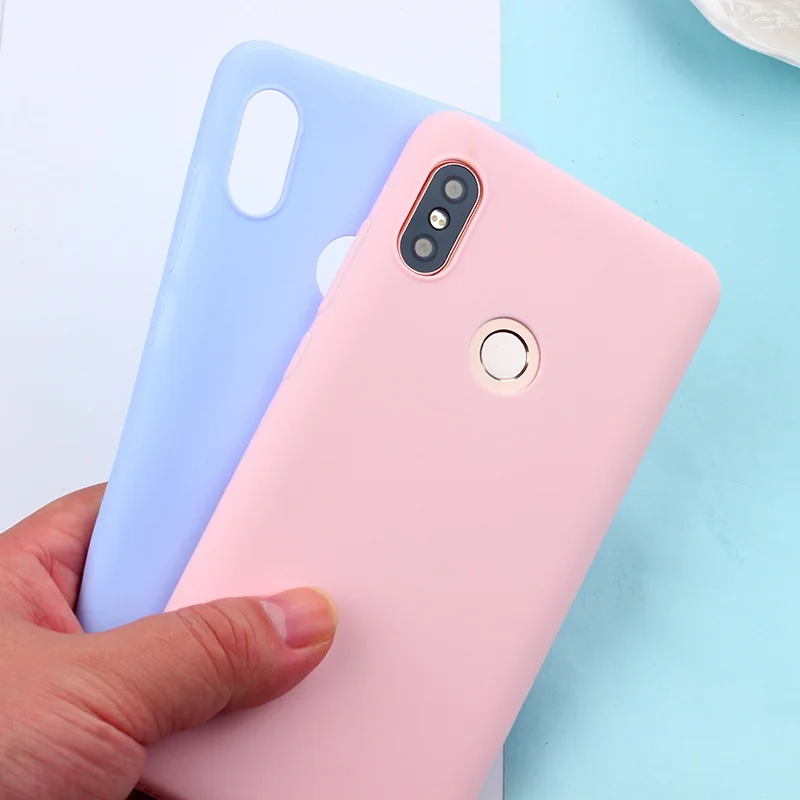 Силиконовый чехол карамельного цвета для Xiaomi Redmi Note 7 6 Pro 6A S2 4X 5A 5 Plus Mi 9 8 Lite 5x A1 6X A2 Mix