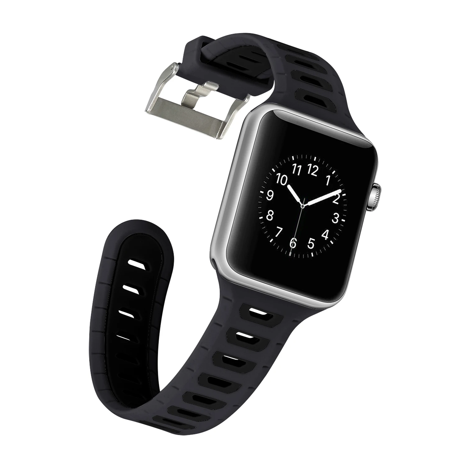 Для Apple Watch 4 44 мм 40 ремешок силиконовый сменный Браслет подходит для 3 2 1 42 38 серии