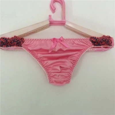 Нижнее белье Sissy мужские кружевные стринги фиолетового цвета прозрачные для