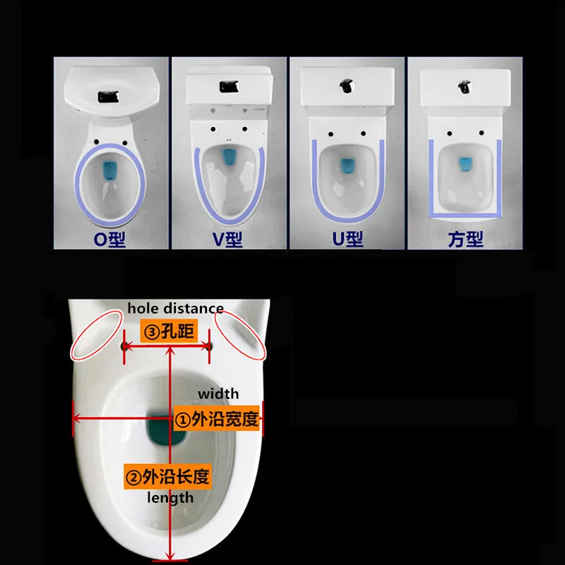 Универсальный чехол для сиденья унитаза прямоугольного типа с медленным