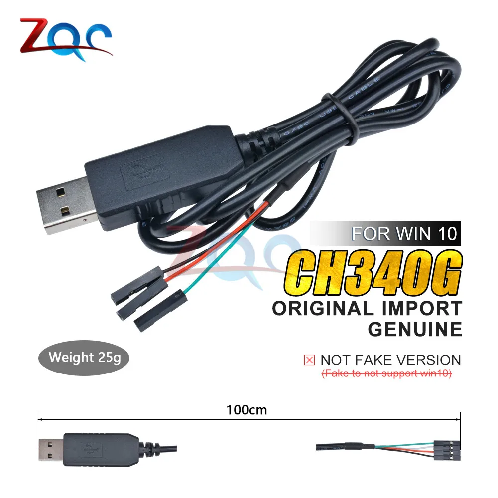 Оригинальный CH340G CH340 PL2303TA CP2102 линия загрузки USB к TTL последовательный провод