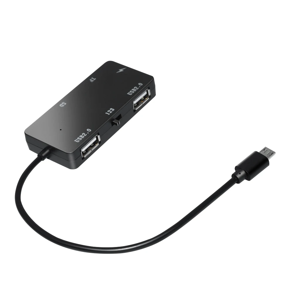 DeepFox 2 порты и разъёмы USB 2,0 Multi HUB Splitter расширения OTG зарядки концентратор адаптер SD/TF Card Reader для ноутбука Настольный ПК