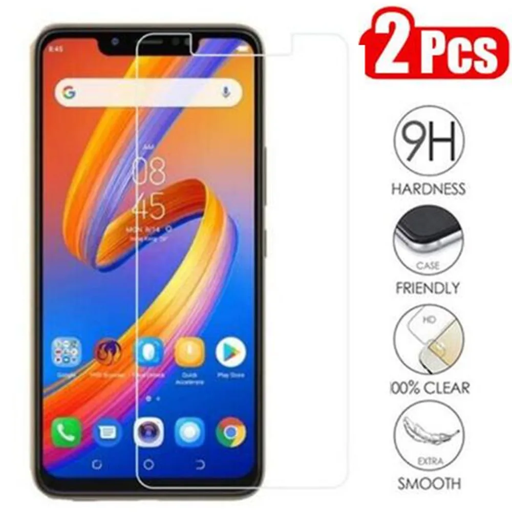 Закаленное стекло для Tecno Spark 3 16 + 2 защита экрана 9H 2.5D Защитное телефона 1 Pro