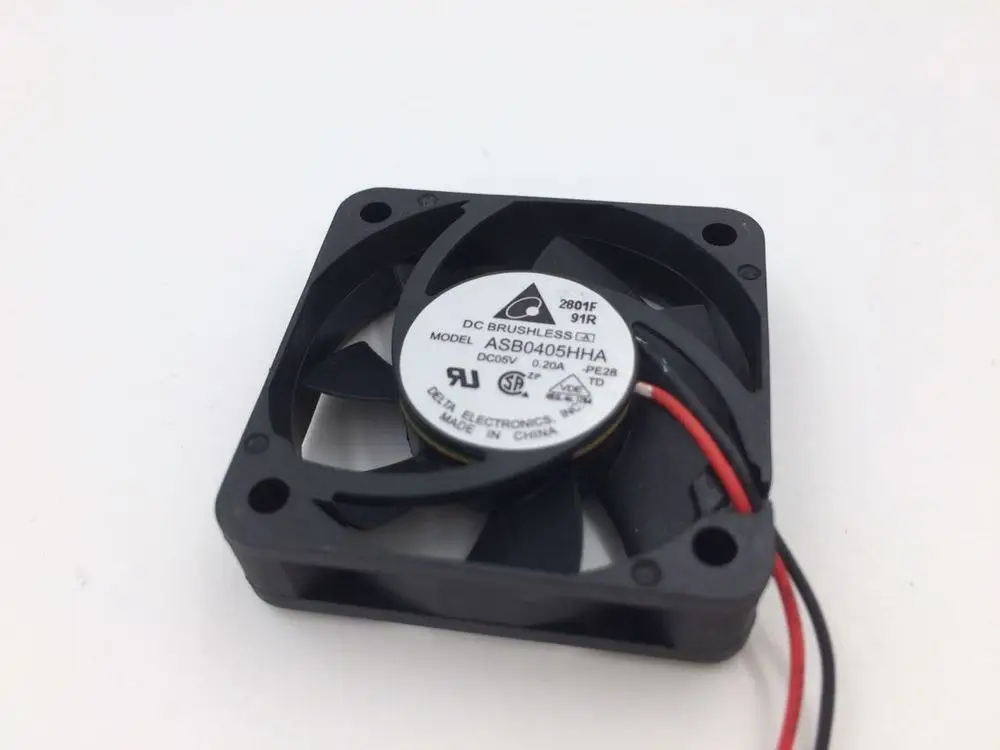 Новый оригинальный охлаждающий вентилятор DELTA ASB0405LA 5 в 0.12A ASB0405HHA 40*40*10 мм 4 см