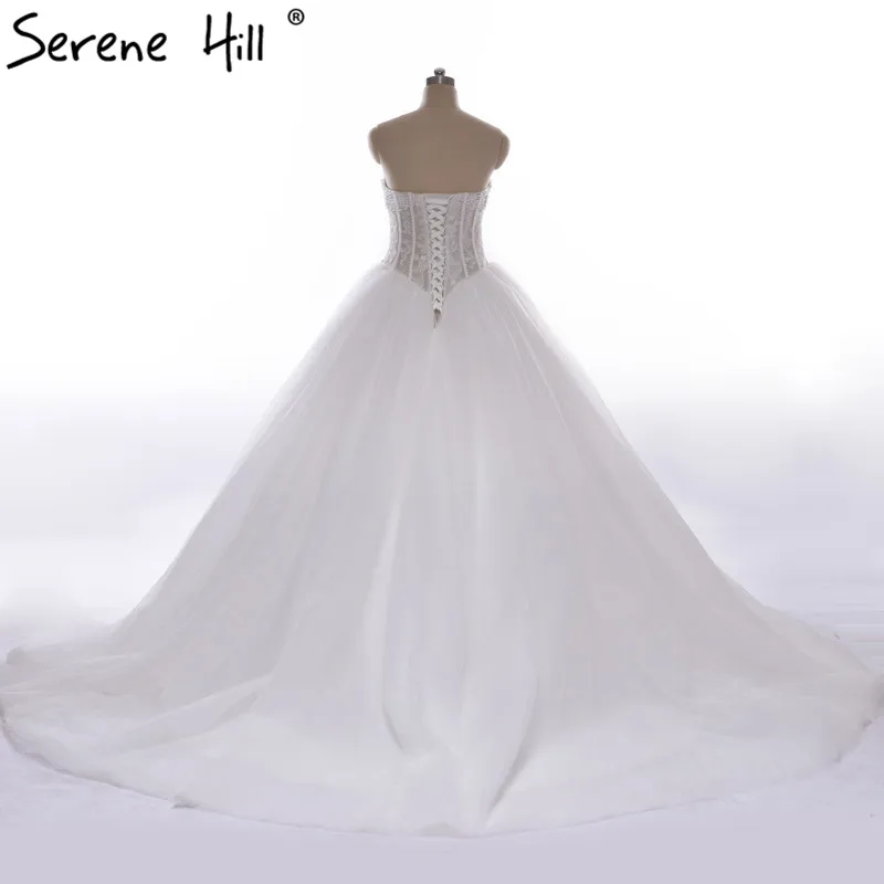 Романтичное длинное платье с жемчугом свадебное бальное пикантное свадебные