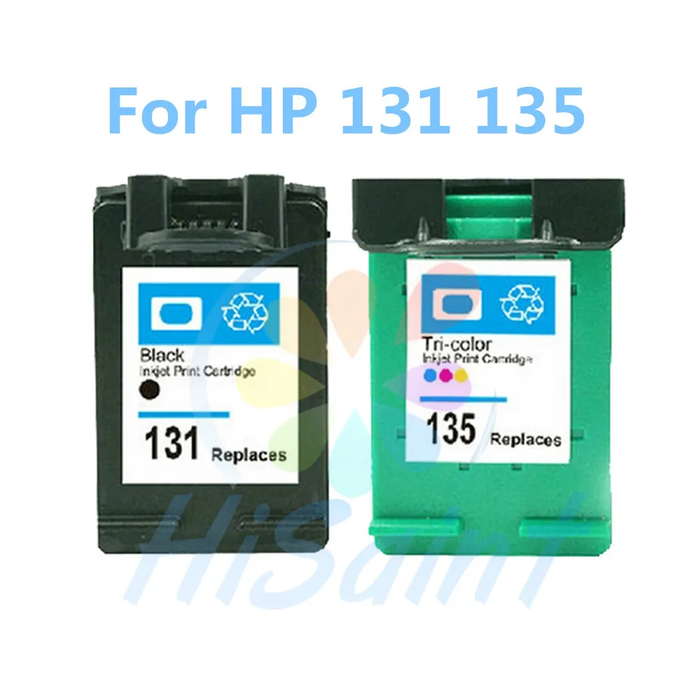 Hisaint для hp 131 135 картуш dencre с чернилами hp Deskjet 460 5743 5940 5943 6843 6940 Photosmart 2573 2613 8753 1600 1613 2350 2355
